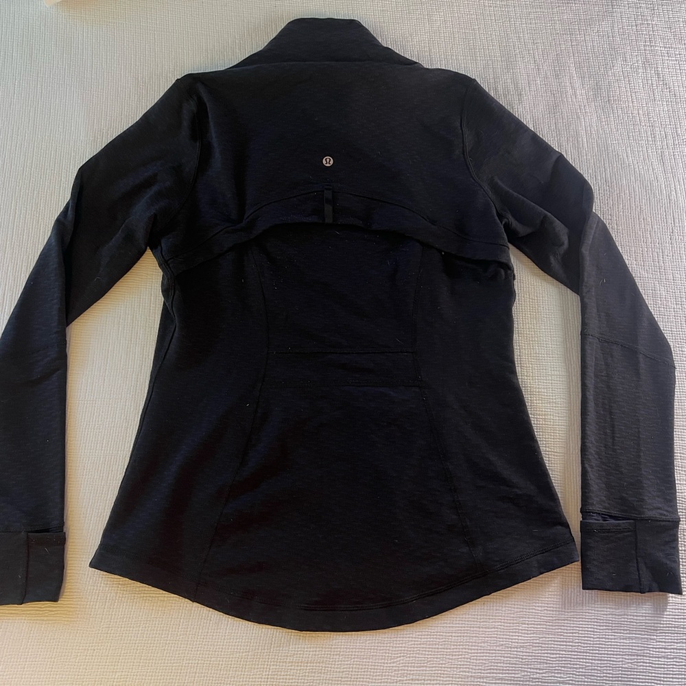 Sz 10 Lululemon Black/Purple Zip Up